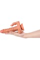 Realistic Dildo with Clitoral Stimulator and Vibration