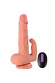 Realistic Dildo with Clitoral Stimulator and Vibration