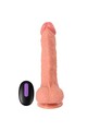 Realistic Dildo with Clitoral Stimulator and Vibration
