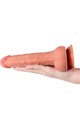 Dildo Realistico con Stimolatore Clitorideo e Vibrazione