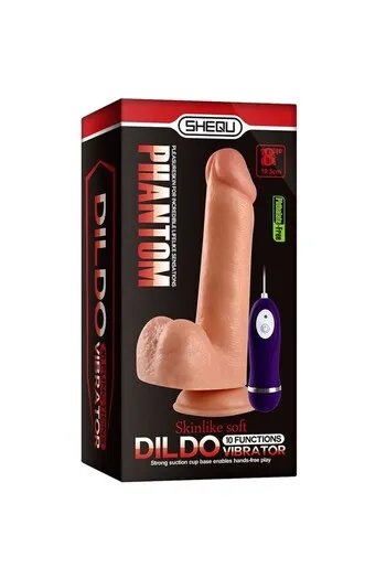 SHEQU Remote Control Vibrating Dildo - Personalized and Discreet Pleasure