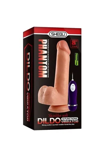 SHEQU Remote Control Vibrating Dildo - Personalized Pleasure Experience