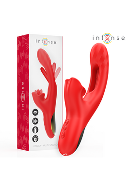 INTENSE Jessica Vibrator: Multifunctional Pleasure with Rotating Licking