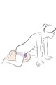 Rocks-Off Ruby Glow: Hands-Free Sit-On Stimulator for Total Pleasure