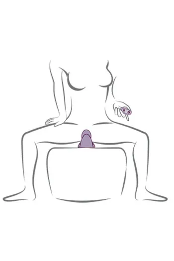 Ruby Glow di Rocks-Off: Stimolatore Sit-On Senza Mani per Piacere Totale