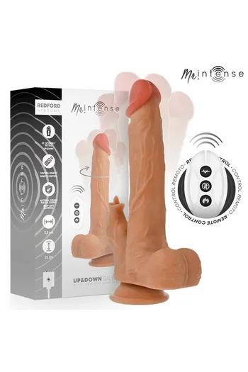REDFORD Realistic Dildo MR INTENSE - Vibration & Vertical Thrusting Motion