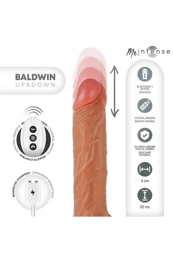BALDWIN Dildo Realistico MR INTENSE - Esperienza Intensa di Penetrazione Dinamica