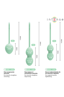 Charli - Kit Balle Kegel: Rinforza il Pavimento Pelvico in Modo Sicuro e Progressivo