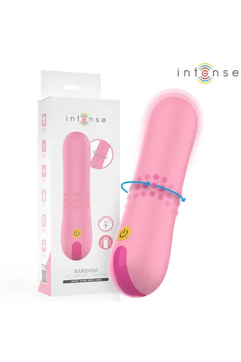 BARBARA di INTENSE: Vibratore con Perle Rotanti e Vibrazioni per Doppia Stimolazione