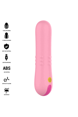 BARBARA di INTENSE: Vibratore con Perle Rotanti e Vibrazioni per Doppia Stimolazione