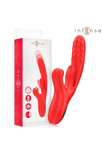 KAROL Vibrador Multifunzionale: Penetrazione, Vibrazione e Suzione per Piacere Completo