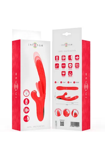 KAROL Vibrador Multifunzionale: Penetrazione, Vibrazione e Suzione per Piacere Completo