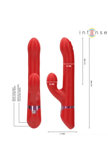 LELE Vibratore Multifunzionale: Rotazione, Oscillazione e Stimolazione Simultanea | INTENSE