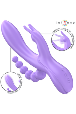 MIKO Triple Vibrator: Simultaneous Vaginal, Clitoral & Anal Stimulation | INTENSE