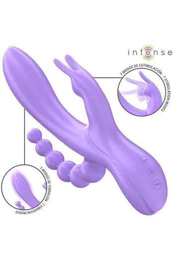 MIKO Vibrazione Tripla: Stimolazione Vaginale, Clitoridea e Anale Simultanea | INTENSE