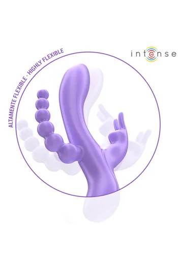 MIKO Triple Vibrator: Simultaneous Vaginal, Clitoral & Anal Stimulation | INTENSE