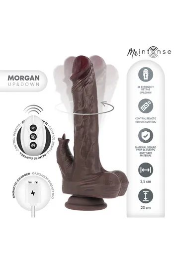 MORGAN Dildo Realistico MR INTENSE - Esperienza Intensa di Penetrazione Verticale