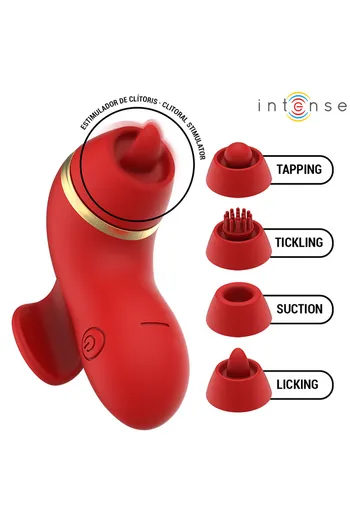 INTENSE: Multifunction Vibrator with 4 Interchangeable Heads | Discover Customized Pleasure