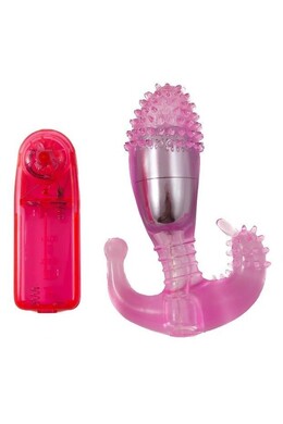 Triple Stimulation Vibrator: Vaginal, Clitoral, Perineal