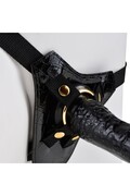 Arnese Designer Strap-on di Lusso - PVC e Lattice per Esperienze Indimenticabili