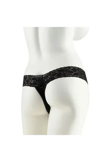 Remote Control Vibrating Thong - Discreet and Sensual Lingerie