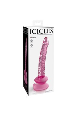 Icicle No. 86: Realistic Glass Wand for Solo or Couple Pleasure