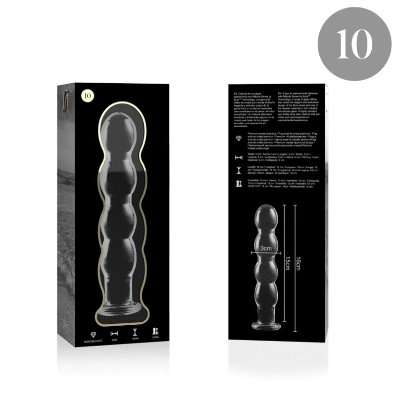 Borosilicate Glass Anal Plug - Luxury and Safe Experience
