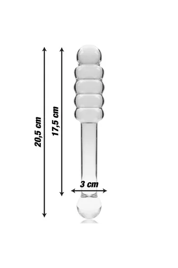 Plug Anale in Vetro Borosilicato Nebula Series