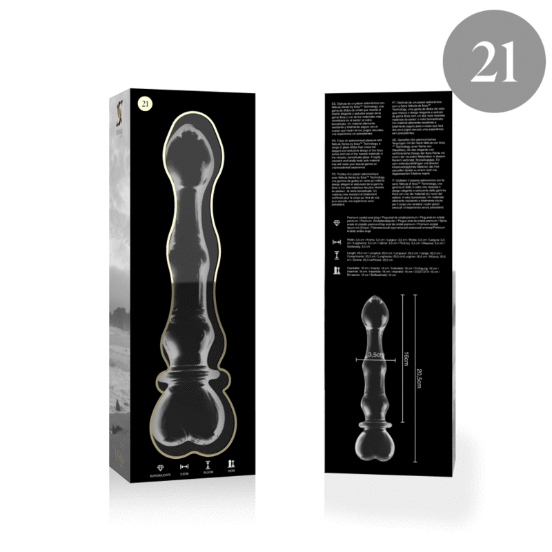Plug Anale in Vetro Borosilicato - Esperienza di Lusso