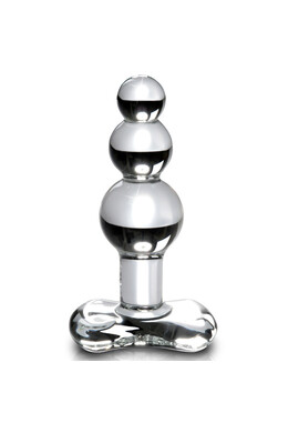 Luxury Glass Anal Plug - P-Spot Stimulation and Hypoallergenic Safety