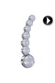 Elegant Crystal Wand with Graduated Beads - G-Spot and P-Spot Stimulation