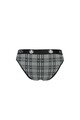 Men' Microfiber Boxer Briefs with Plaid Print