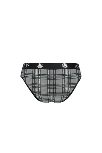 Men' Microfiber Boxer Briefs with Plaid Print