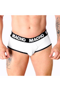 Slip Macho Bianco - Slip Uomo Classico con Realce e Massima Comodità