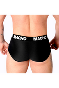 SLIP MACHO NERO - Slip Uomo Classico con Realzo e Massima Comodità