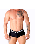SLIP MACHO NERO - Slip Uomo Classico con Realzo e Massima Comodità