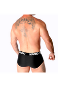 SLIP MACHO NERO - Slip Uomo Classico con Realzo e Massima Comodità