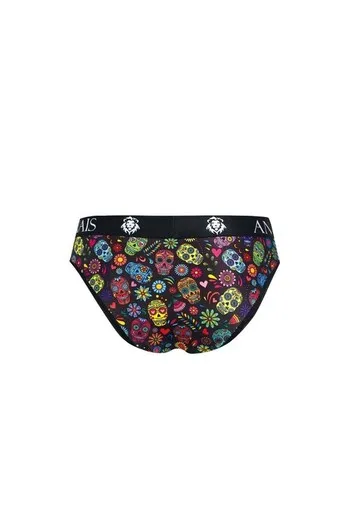 ANAIS FOR MEN Men' Briefs - Mexican Pattern with Flowers and Skull | Sexy High-Quality Lingerie