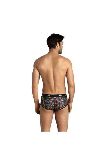 ANAIS FOR MEN Sport Brief - Sexy Men's Lingerie with Flower and Skull Print
