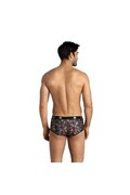 Slip Sportivo ANAIS FOR MEN - Lingerie Maschile Sexy con Stampa Fiori e Teschi