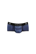 Slip Sportivo ANAIS FOR MEN - Nero con Righe Satinate Blu Marino | Lingerie Uomo di Alta Qualità