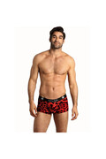 Boxer Uomo ANAIS FOR MEN - Microfibra Rossa con Stampa Animale Selvaggia | Lingerie Sessuale