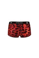 ANAIS FOR MEN Boxer Briefs - Red Microfiber with Wild Animal Print | Sexy Lingerie