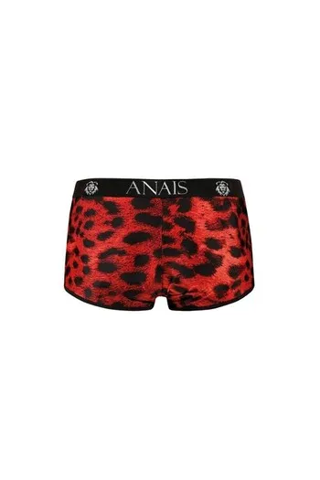 ANAIS FOR MEN Boxer Briefs - Red Microfiber with Wild Animal Print | Sexy Lingerie