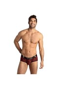 TRIBALSuave Red Microfiber with Animal Print - Sporty Underwear ANAIS FOR MEN