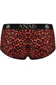 TRIBALSuave Red Microfiber with Animal Print - Sporty Underwear ANAIS FOR MEN