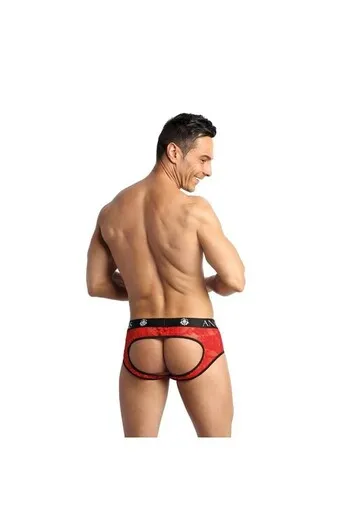 BRAVE Delicato Lingerie Rosso con Stampa Floreale - Intimo Sessuale Uomo ANAIS