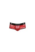 BRAVE Delicato Lingerie Rosso con Stampa Floreale - Intimo Sessuale Uomo ANAIS