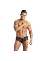 CHILLTul - Slip Uomo Nero con Stampa Colorata | Intimo Sessuale di Alta Qualità