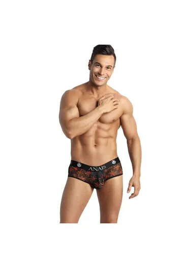 CHILLTul - Slip Uomo Nero con Stampa Colorata | Intimo Sessuale di Alta Qualità